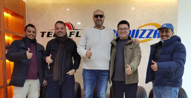 SAUDI ARABIA TERAFLEX PCR EXCLUSIVE AGENT VISITS SHANDONG TERAFLEX TYRE CO.,LTD